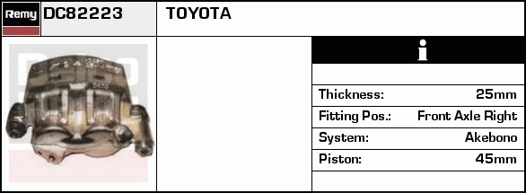 Étrier de frein Remanufactured REMY (Multiline)