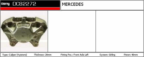 Étrier de frein Remanufactured REMY (Multiline)