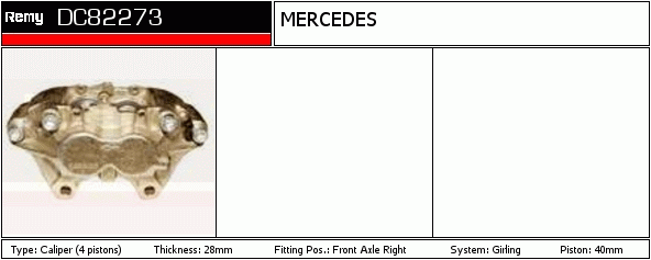 Étrier de frein Remanufactured REMY (Multiline)