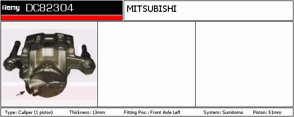 Étrier de frein Remanufactured REMY (Multiline)