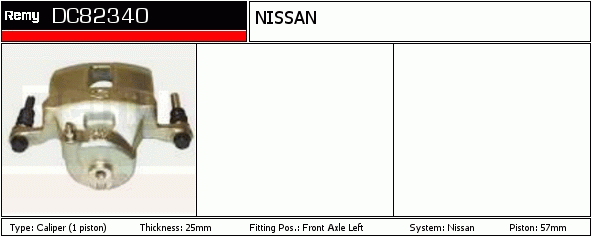 Étrier de frein Remanufactured REMY (Multiline)