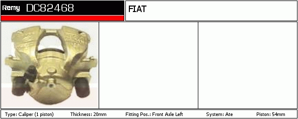 Étrier de frein Remanufactured REMY (Multiline)