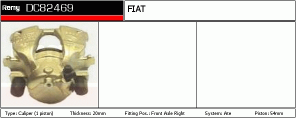 Étrier de frein Remanufactured REMY (Multiline)