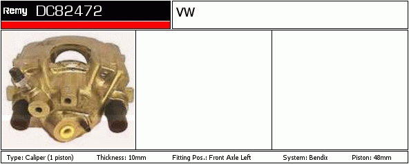 Étrier de frein Remanufactured REMY (Multiline)