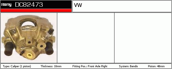 Étrier de frein Remanufactured REMY (Multiline)
