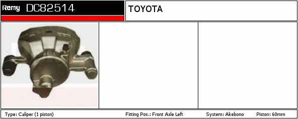 Étrier de frein Remanufactured REMY (Multiline)