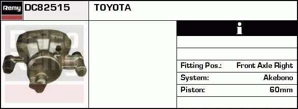 Étrier de frein Remanufactured REMY (Multiline)