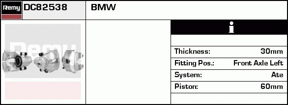 Étrier de frein Remanufactured REMY (Multiline)