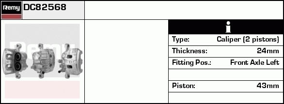 Étrier de frein Remanufactured REMY (Multiline)