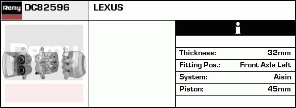 Étrier de frein Remanufactured REMY (Multiline)
