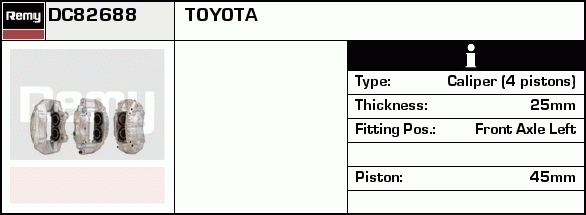 Étrier de frein Remanufactured REMY (Multiline)