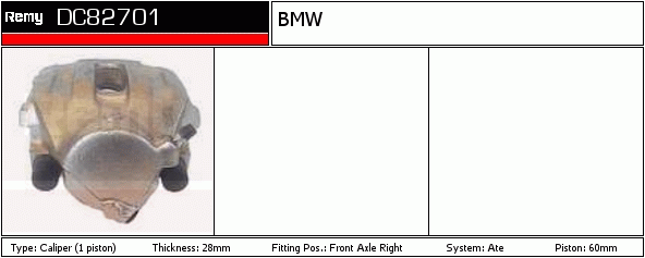 Étrier de frein Remanufactured REMY (Multiline)