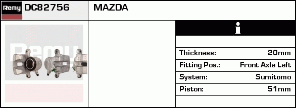Étrier de frein Remanufactured REMY (Multiline)