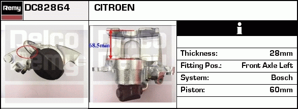 Étrier de frein Remanufactured REMY (Multiline)