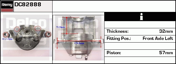 Étrier de frein Remanufactured REMY (Multiline)