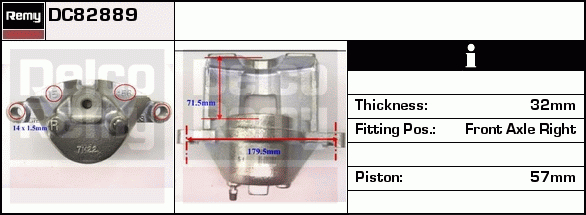 Étrier de frein Remanufactured REMY (Multiline)
