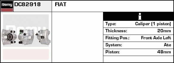 Étrier de frein Remanufactured REMY (Multiline)