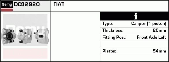 Étrier de frein Remanufactured REMY (Multiline)