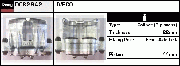 Étrier de frein Remanufactured REMY (Multiline)