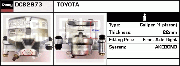 Étrier de frein Remanufactured REMY (Multiline)