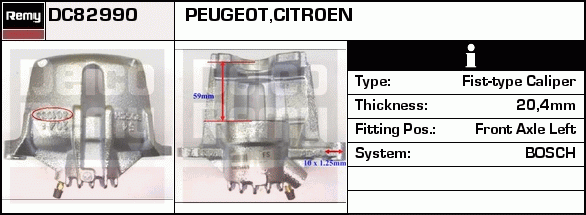 Étrier de frein Remanufactured REMY (Multiline)