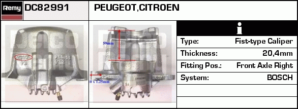 Étrier de frein Remanufactured REMY (Multiline)