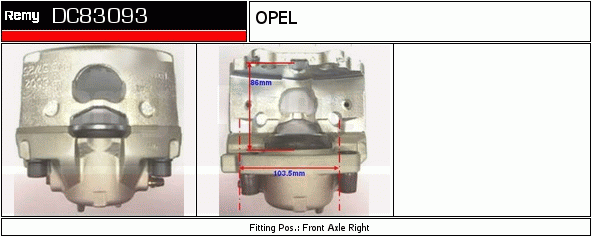 Étrier de frein Remanufactured REMY (Multiline)