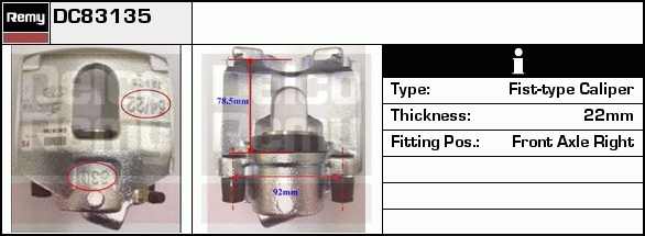 Étrier de frein Remanufactured REMY (Multiline)