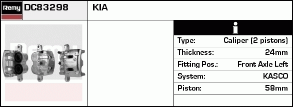Étrier de frein Remanufactured REMY (Multiline)