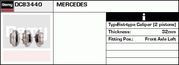 Étrier de frein Remanufactured REMY (Multiline)