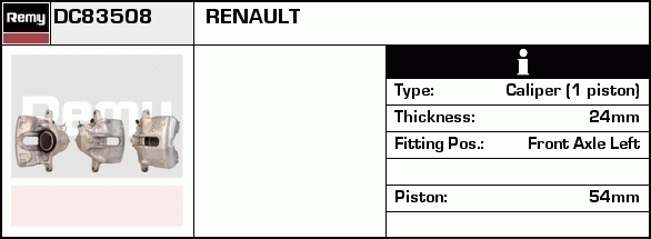 Étrier de frein Remanufactured REMY (Multiline)