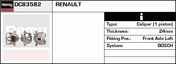 Étrier de frein Remanufactured REMY (Multiline)