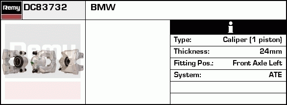 Étrier de frein Remanufactured REMY (Multiline)