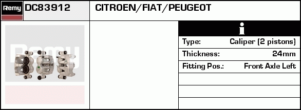 Étrier de frein Remanufactured REMY (Multiline)