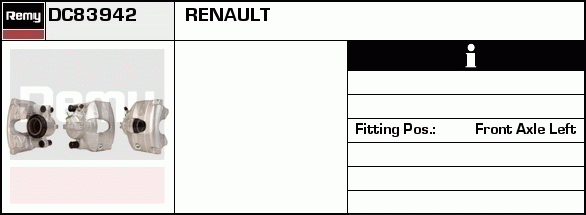 Étrier de frein Remanufactured REMY (Multiline)