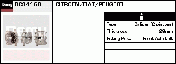 Étrier de frein Remanufactured REMY (Multiline)