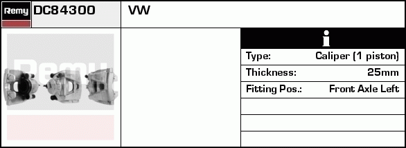 Étrier de frein Remanufactured REMY (Multiline)