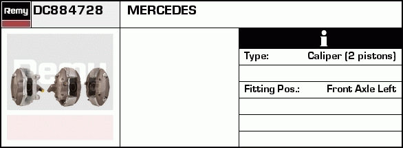 Étrier de frein Remanufactured REMY (Multiline)