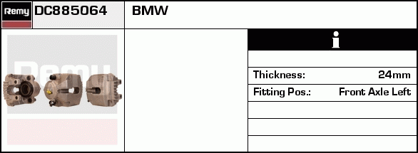 Étrier de frein Remanufactured REMY (Multiline)