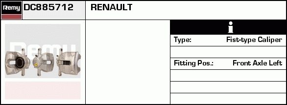 Étrier de frein Remanufactured REMY (Multiline)