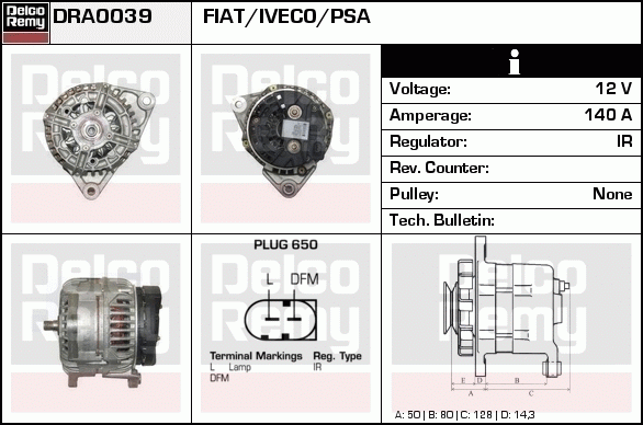 Alternateur Remanufactured REMY (Light Duty)