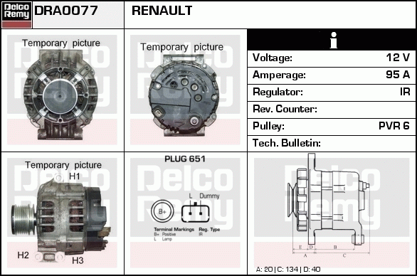 Alternateur Remanufactured REMY (Light Duty)