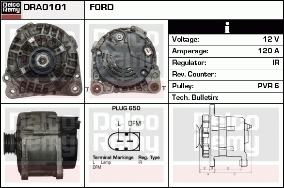 Alternateur Remanufactured REMY (Light Duty)