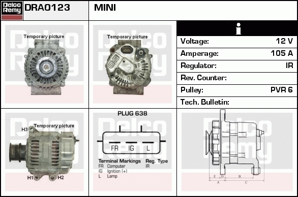 Alternateur Remanufactured REMY (Light Duty)