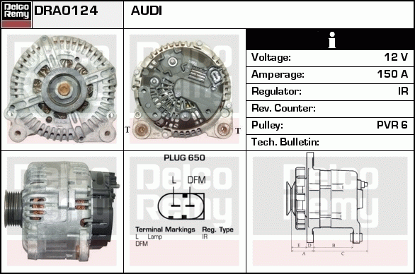 Alternateur Remanufactured REMY (Light Duty)