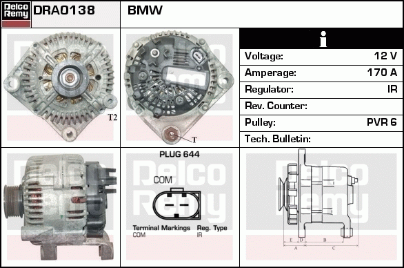 Alternateur Remanufactured REMY (Light Duty)