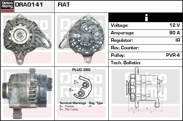 Alternateur Remanufactured REMY (Light Duty)