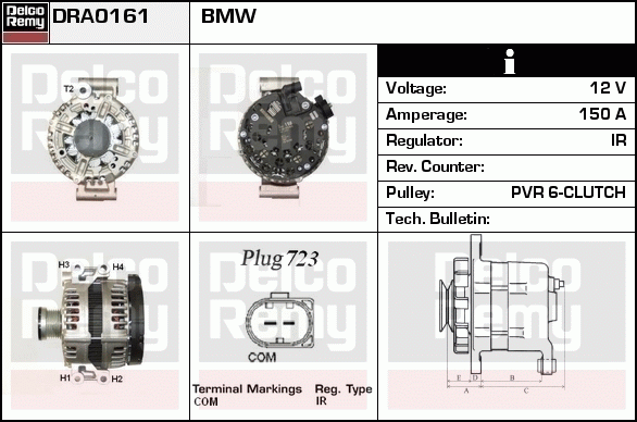 Alternateur Remanufactured REMY (Light Duty)