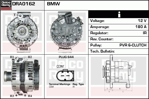 Alternateur Remanufactured REMY (Light Duty)