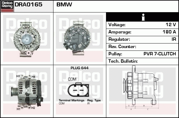 Alternateur Remanufactured REMY (Light Duty)